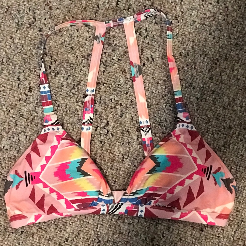 Never warn Billabong bathing suite top size medium
